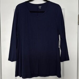 Stylish Navy Blue Women's Top